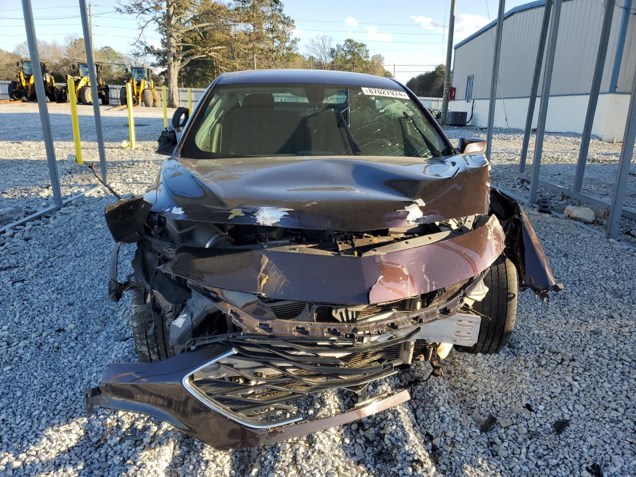 2020 Chevrolet Malibu VIN 1G1ZG5ST8LF122512 Copart auction photo, front end / side damage thumbnail 5