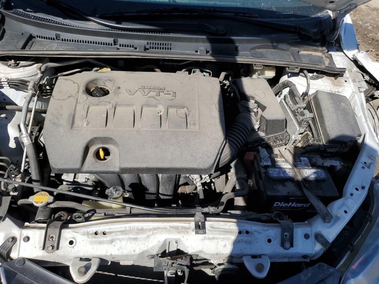 2016 Toyota Corolla VIN 5YFBURHE0GP562482 Copart auction photo, side / front end damage thumbnail 13
