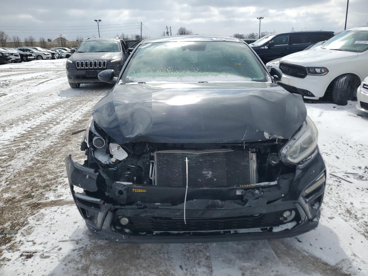 2020 KIA Forte VIN 3KPF24AD8LE143559 Copart auction photo, front end / minor dent/scratches damage thumbnail 5