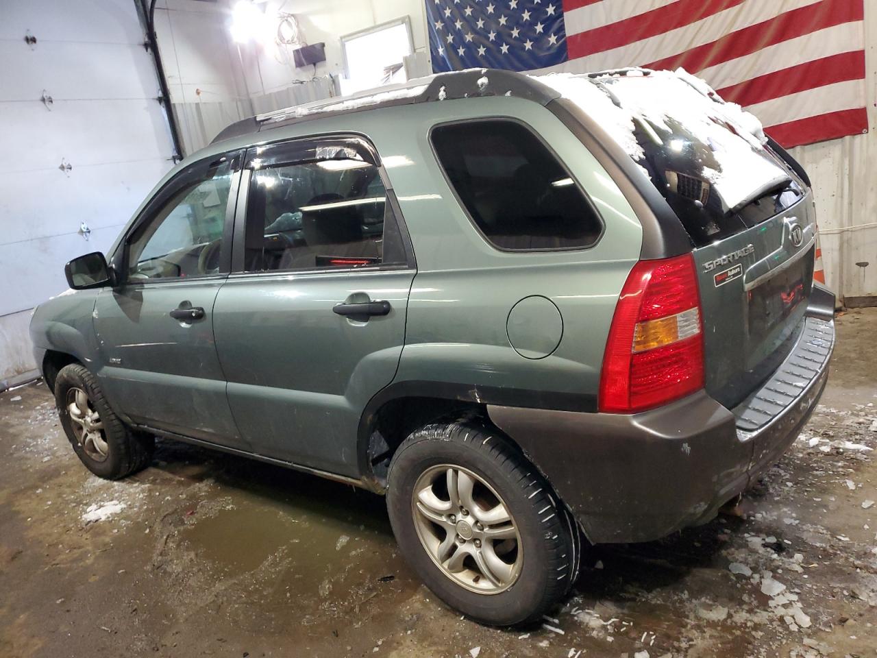 2007 KIA Sportage VIN KNDJE723X77419044 Copart auction photo, front end / minor dent/scratches damage thumbnail 2