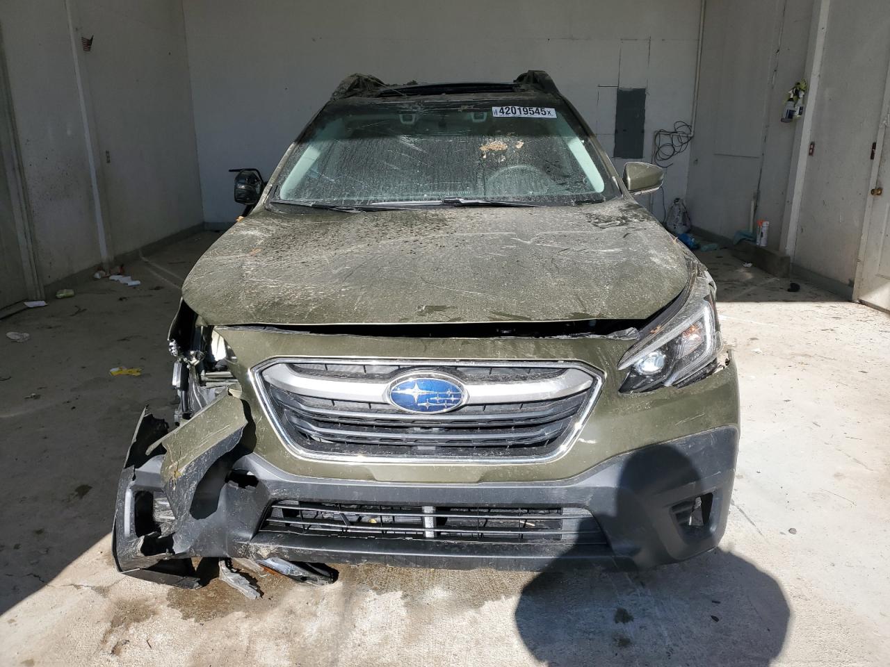 2021 Subaru Outback VIN 4S4BTAFC5M3129262 Copart auction photo, rollover damage thumbnail 5
