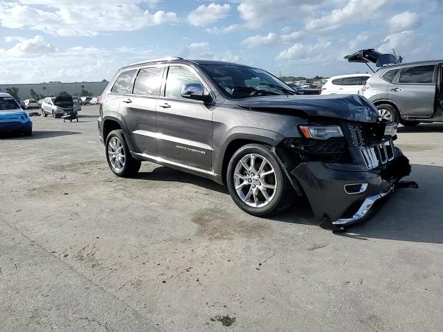 2014 Jeep Grand Cherokee VIN 1C4RJFJT3EC308964 Copart auction photo, front end / side damage thumbnail 14