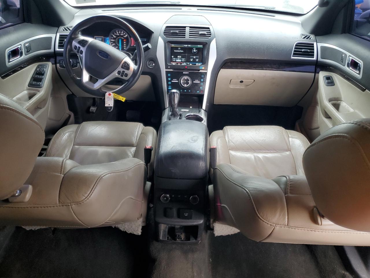 2015 Ford Explorer VIN 1FM5K8F86FGB91043 Copart auction photo, front end / side damage thumbnail 8