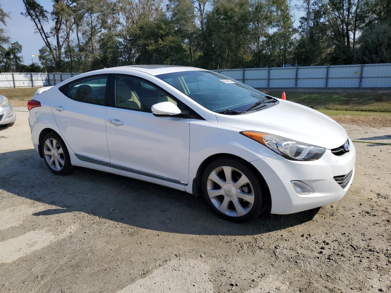 2013 Hyundai Elantra VIN 5NPDH4AE4DH242648 Copart auction photo, side / rear end damage thumbnail 4