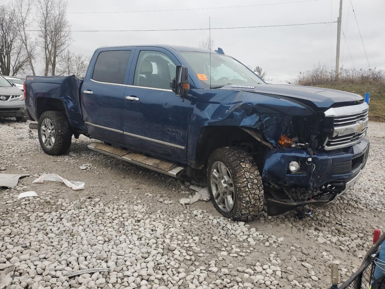 2015 Chevrolet Silverado VIN 1GC1KXE85FF559913 Copart auction photo, all over damage thumbnail 4