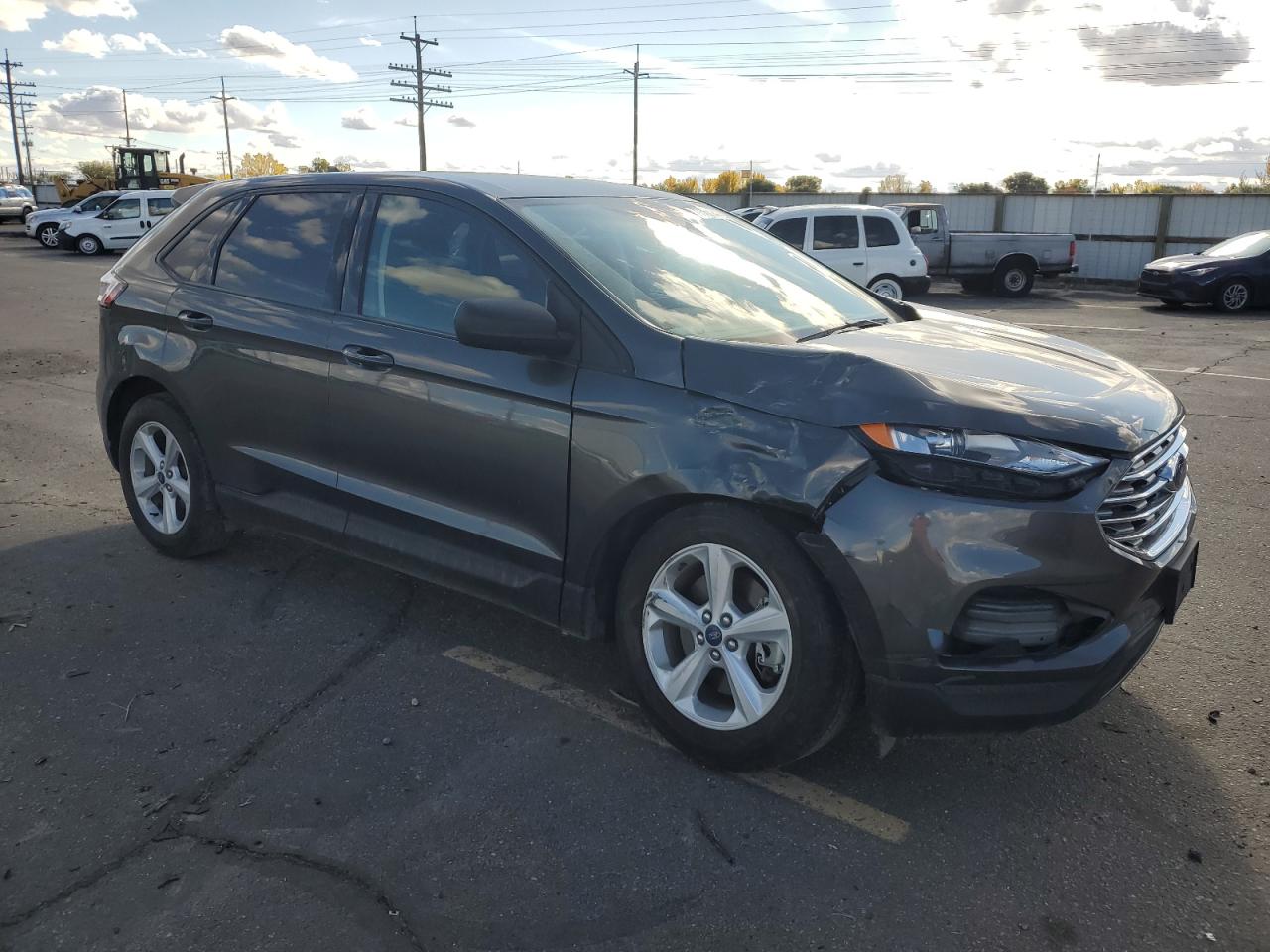 2020 Ford Edge VIN 2FMPK4G99LBB40339 Copart auction photo, front end / mechanical damage thumbnail 4
