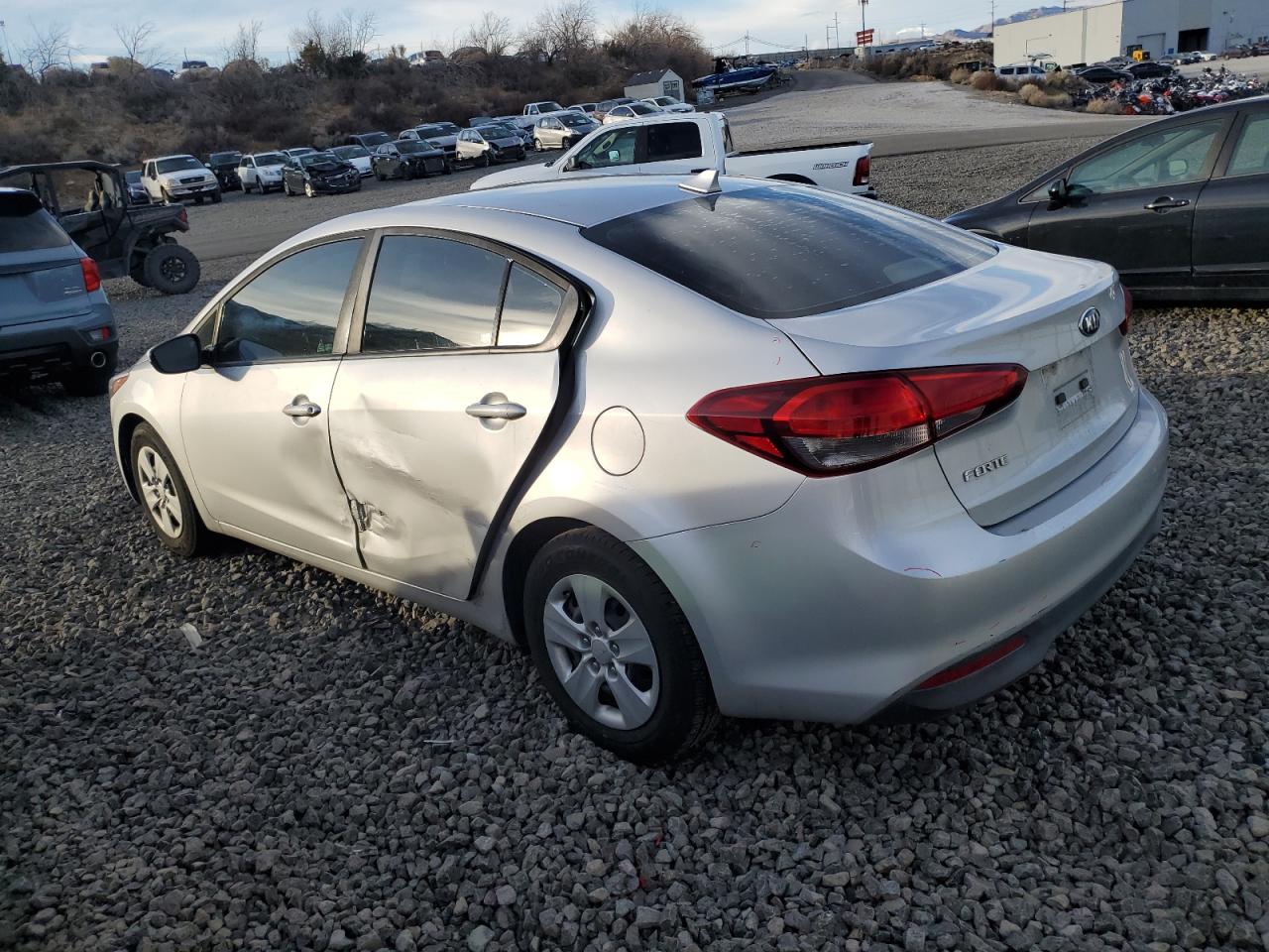 2017 KIA Forte VIN 3KPFK4A77HE151315 Copart auction photo, all over damage thumbnail 2