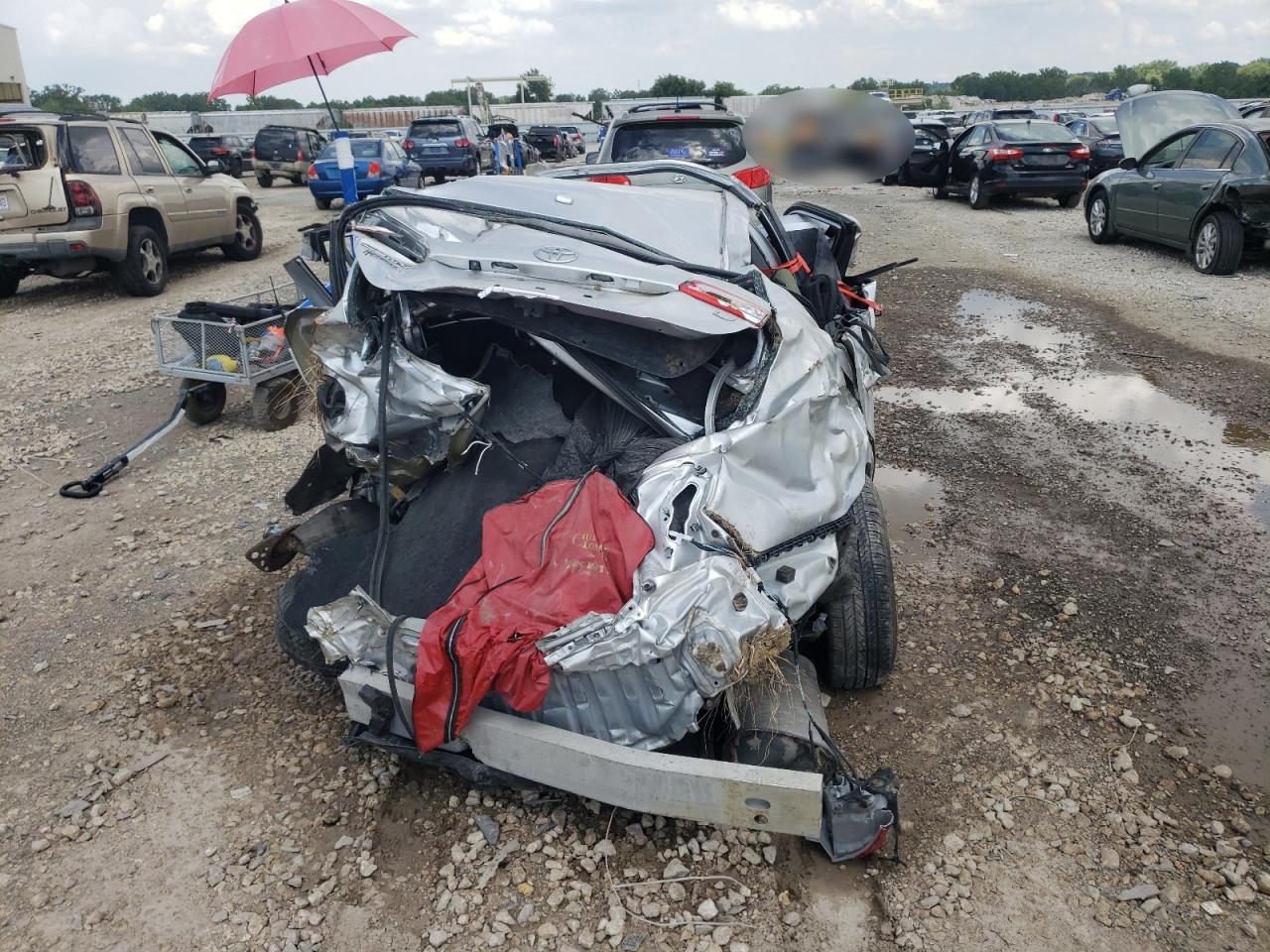 2014 Toyota Camry VIN 4T4BF1FK8ER434433 Copart auction photo, all over damage thumbnail 6