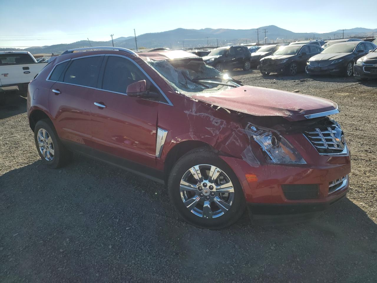 2015 Cadillac SRX VIN 3GYFNBE3XFS516744 Copart auction photo, all over / mechanical damage thumbnail 4