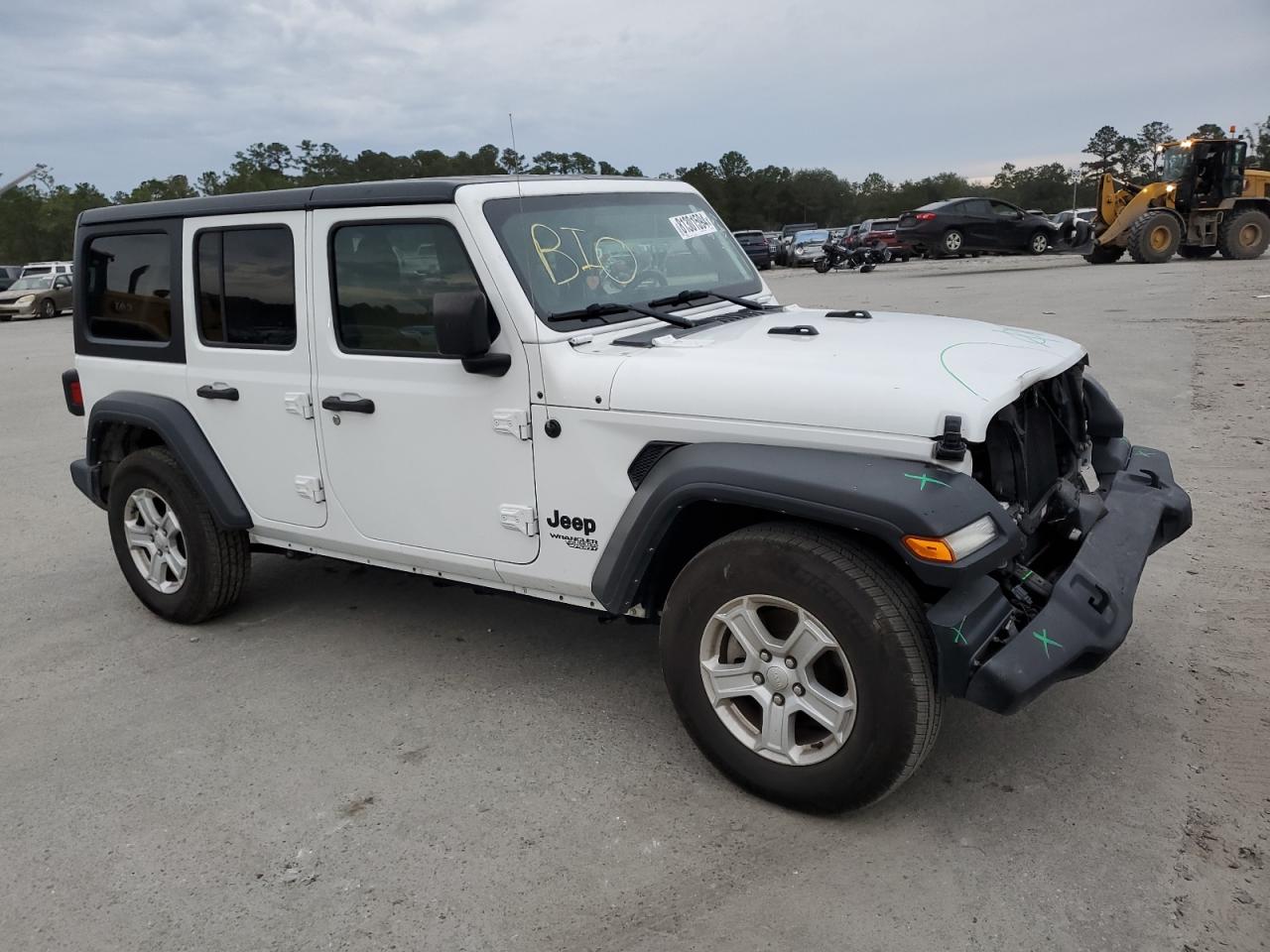 2021 Jeep Wrangler VIN 1C4HJXDN0MW807667 Copart auction photo, front end damage thumbnail 4