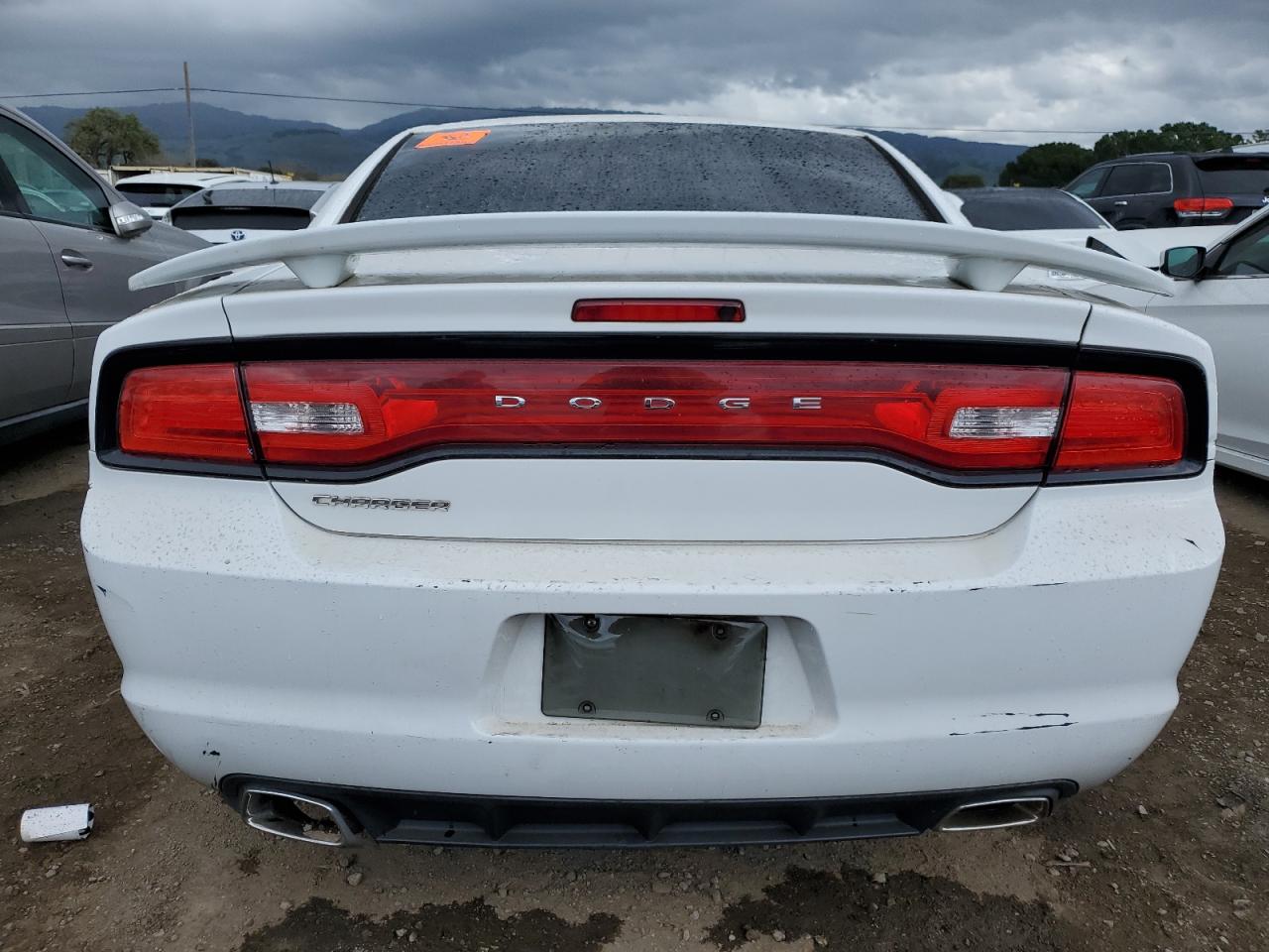 2013 Dodge Charger VIN 2C3CDXBGXDH725647 Copart auction photo, vandalism damage thumbnail 6