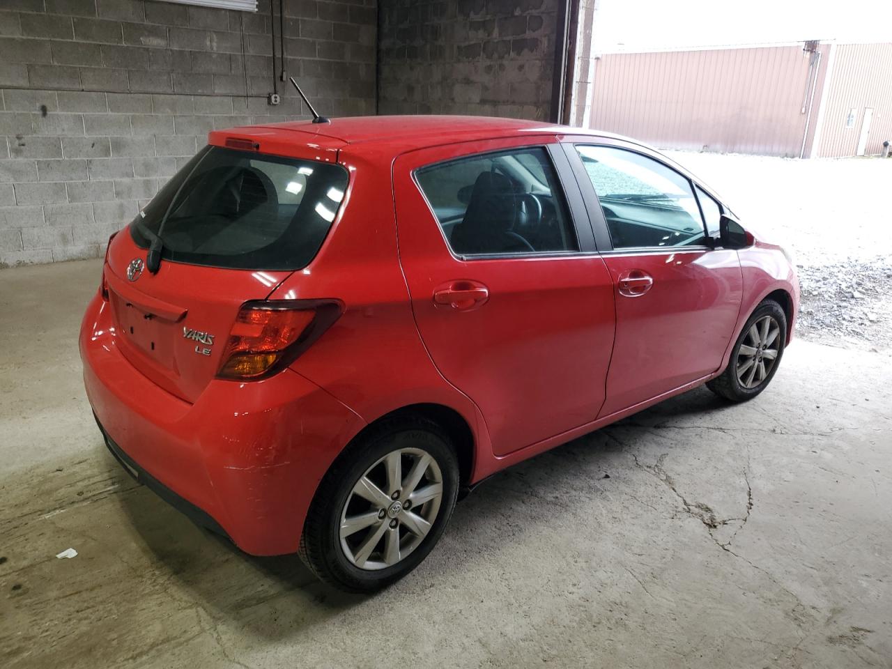 2015 Toyota Yaris VIN VNKKTUD3XFA014977 Copart auction photo, side / mechanical damage thumbnail 3