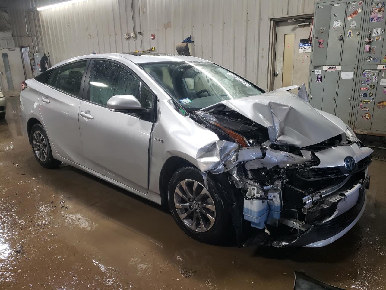 2021 Toyota Prius VIN JTDKAMFU0M3133496 Copart auction photo, front end damage thumbnail 4