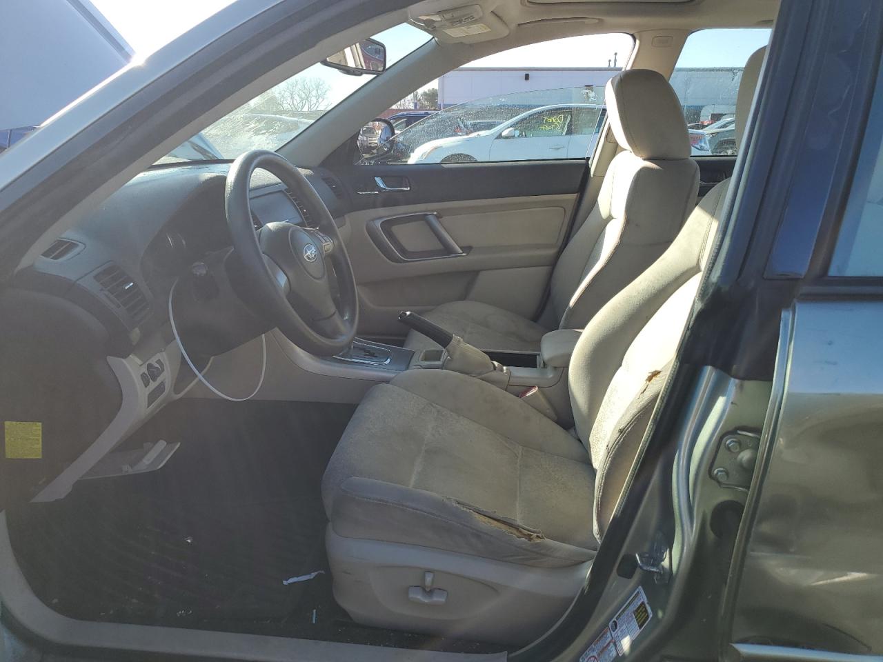 2009 Subaru Legacy VIN 4S3BL616597222835 Copart auction photo, front end / side damage thumbnail 7
