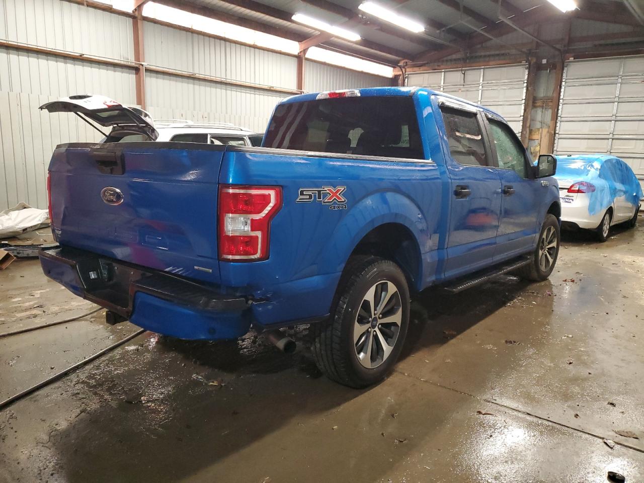 2020 Ford F-150 VIN 1FTEW1E44LFC18692 Copart auction photo, side damage thumbnail 3