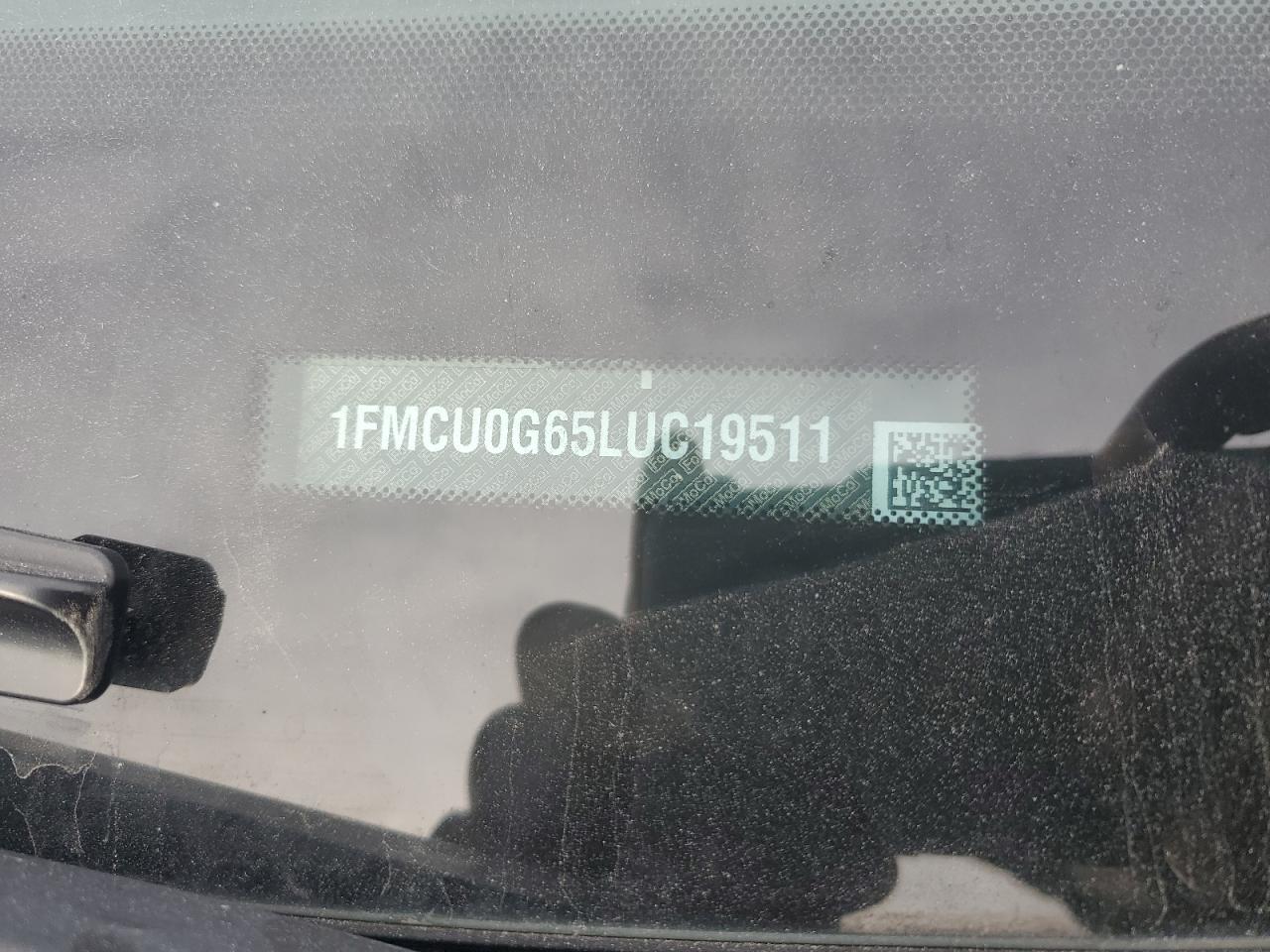 2020 Ford Escape VIN 1FMCU0G65LUC19511 Copart auction photo, side damage thumbnail 14