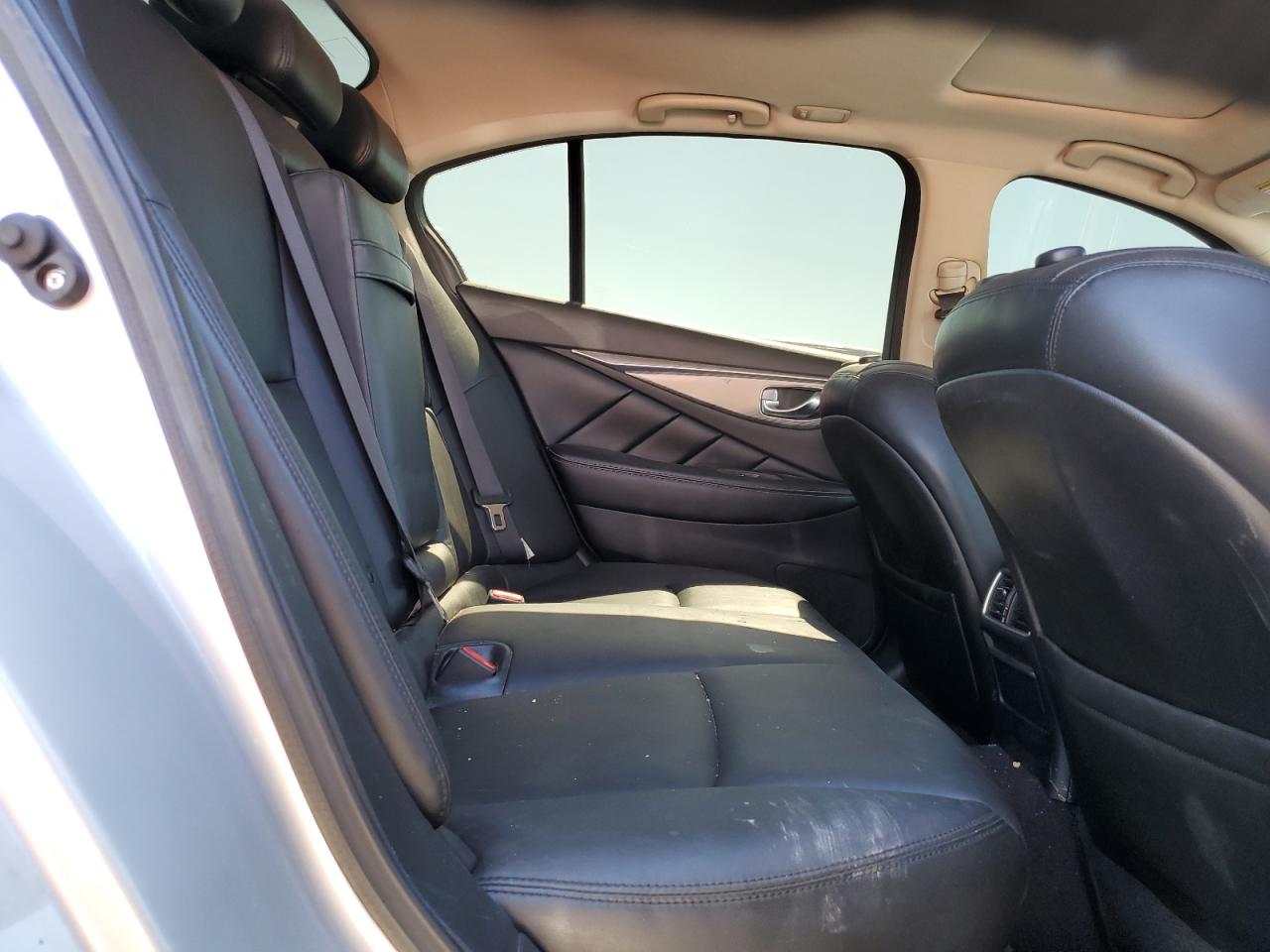 2015 Infiniti Q50 VIN JN1BV7AP0FM332717 Copart auction photo, side / front end damage thumbnail 10