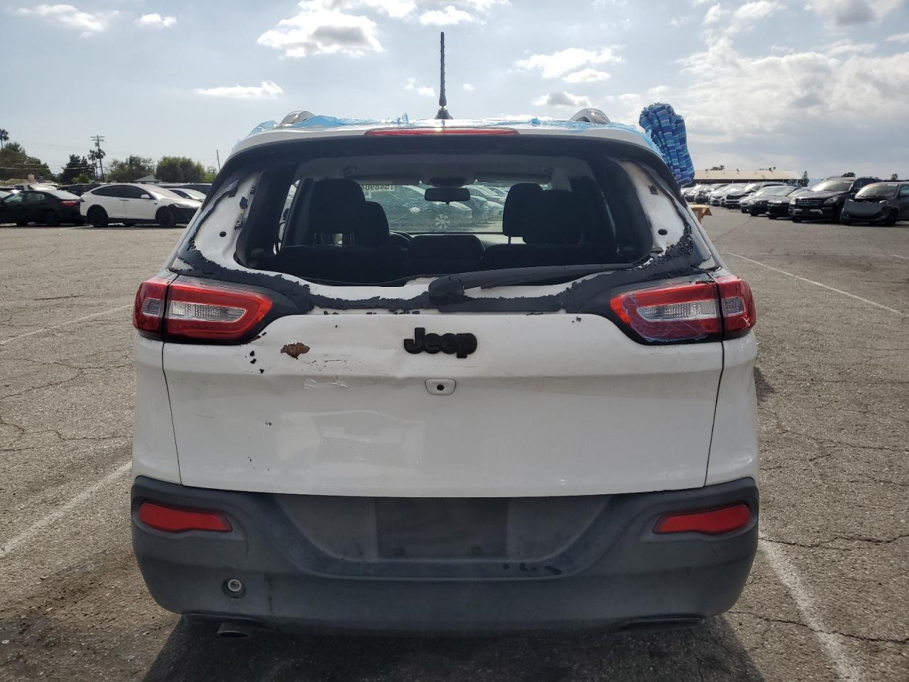 2016 Jeep Grand Cherokee VIN 1C4PJLAB9GW312211 Copart auction photo, undercarriage / rear end damage thumbnail 6