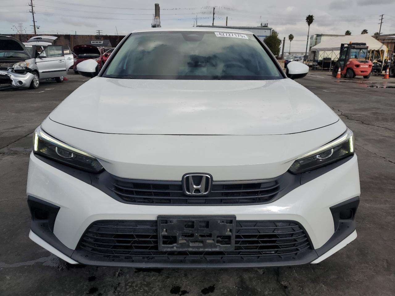 2022 Honda Civic VIN 2HGFE2F2XNH522977 Copart auction photo, rear end damage thumbnail 5