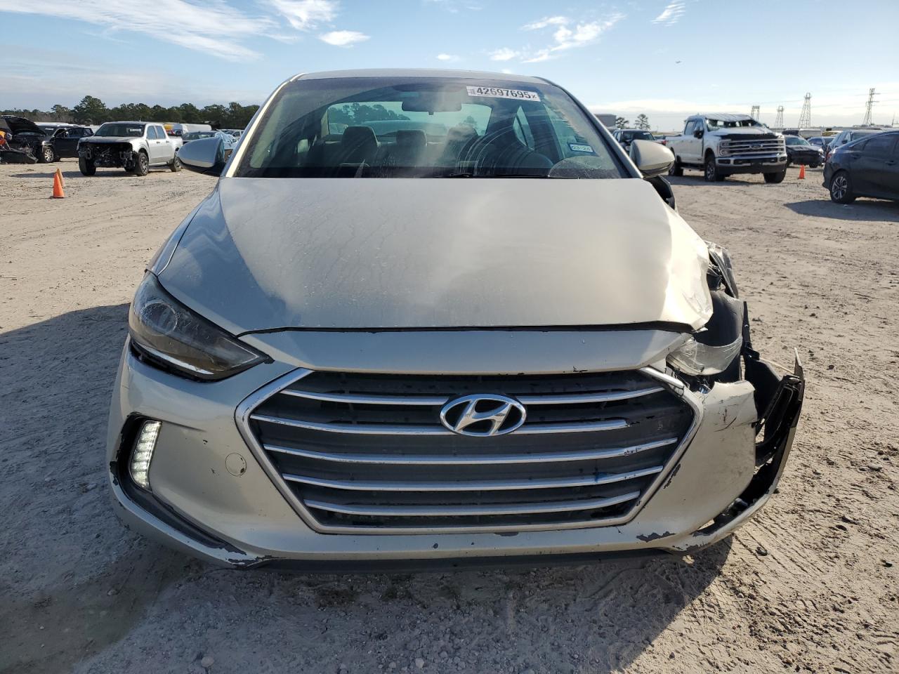 2017 Hyundai Elantra VIN 5NPD84LFXHH016271 Copart auction photo, front end damage thumbnail 5