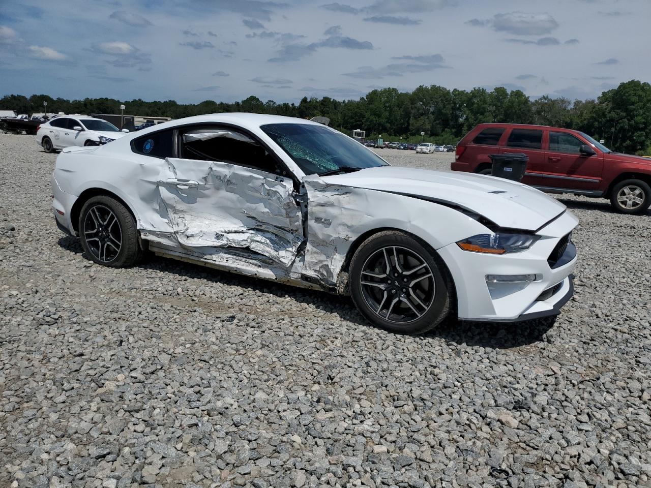 2019 Ford Mustang VIN 1FA6P8CF2K5174006 Copart auction photo, all over damage thumbnail 4
