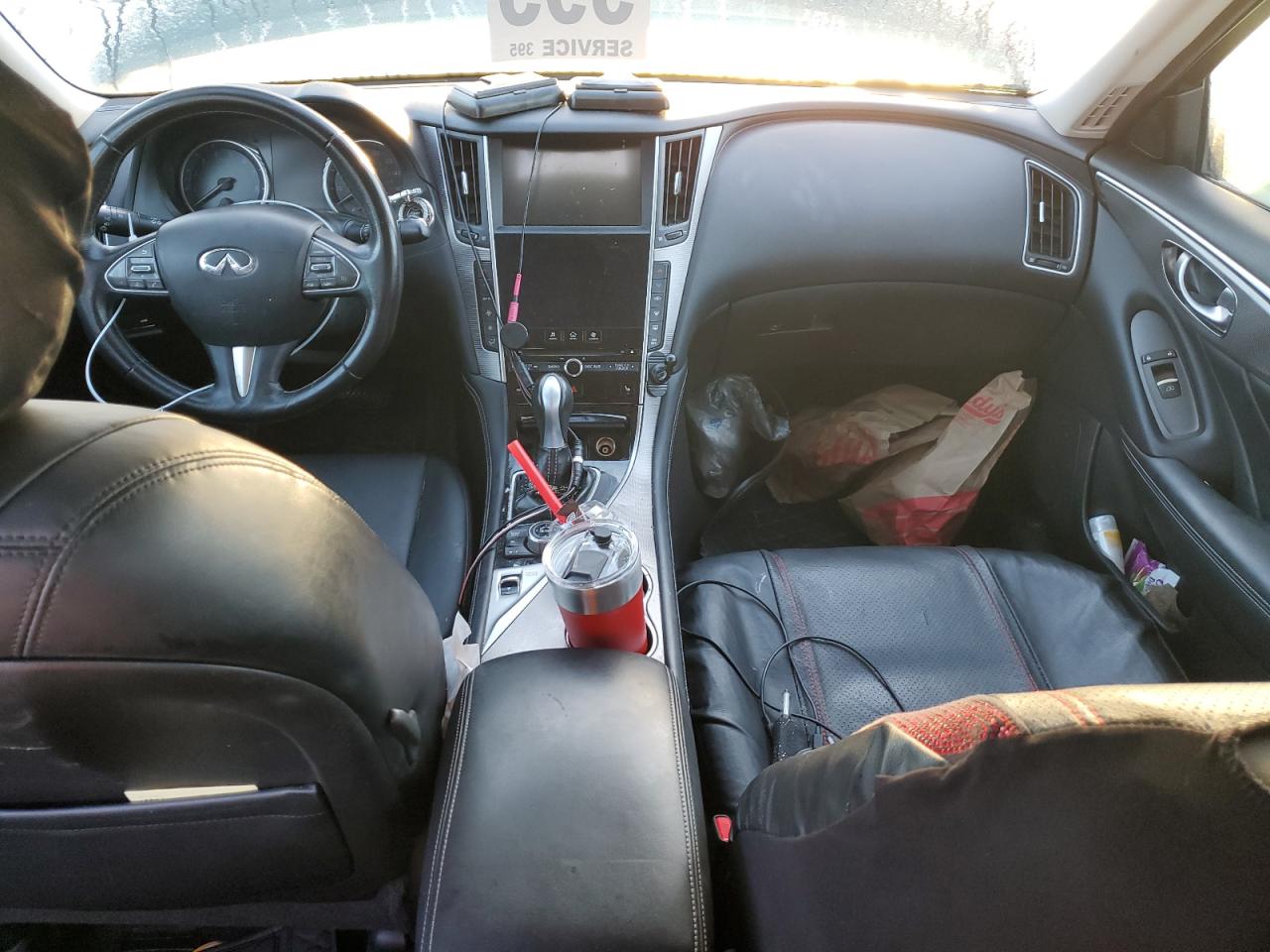 2015 Infiniti Q50 VIN JN1BV7AP2FM340141 Copart auction photo, water/flood / minor dent/scratches damage thumbnail 8
