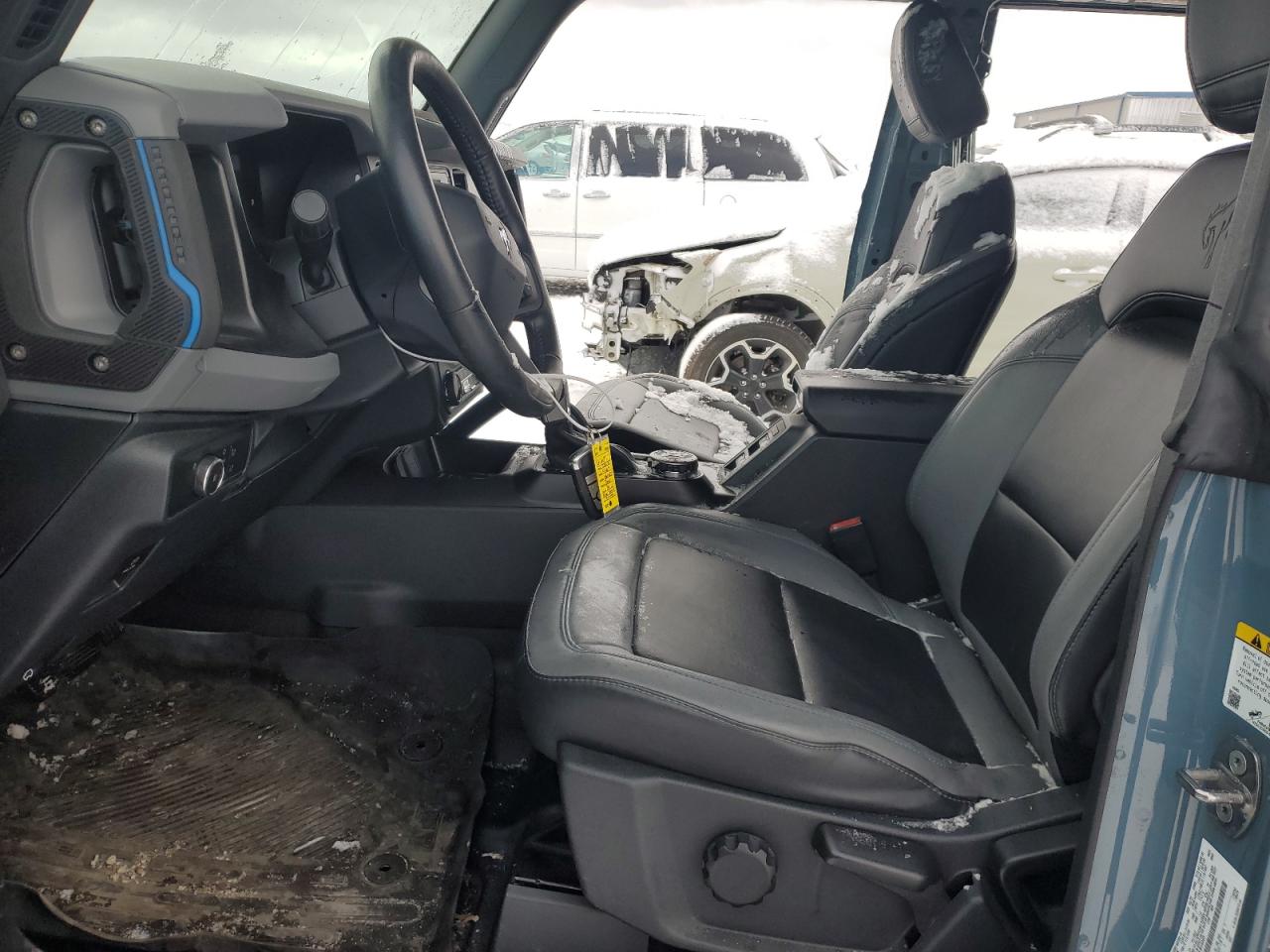2022 Ford Bronco VIN 1FMDE5BH6NLB14203 Copart auction photo, all over damage thumbnail 7