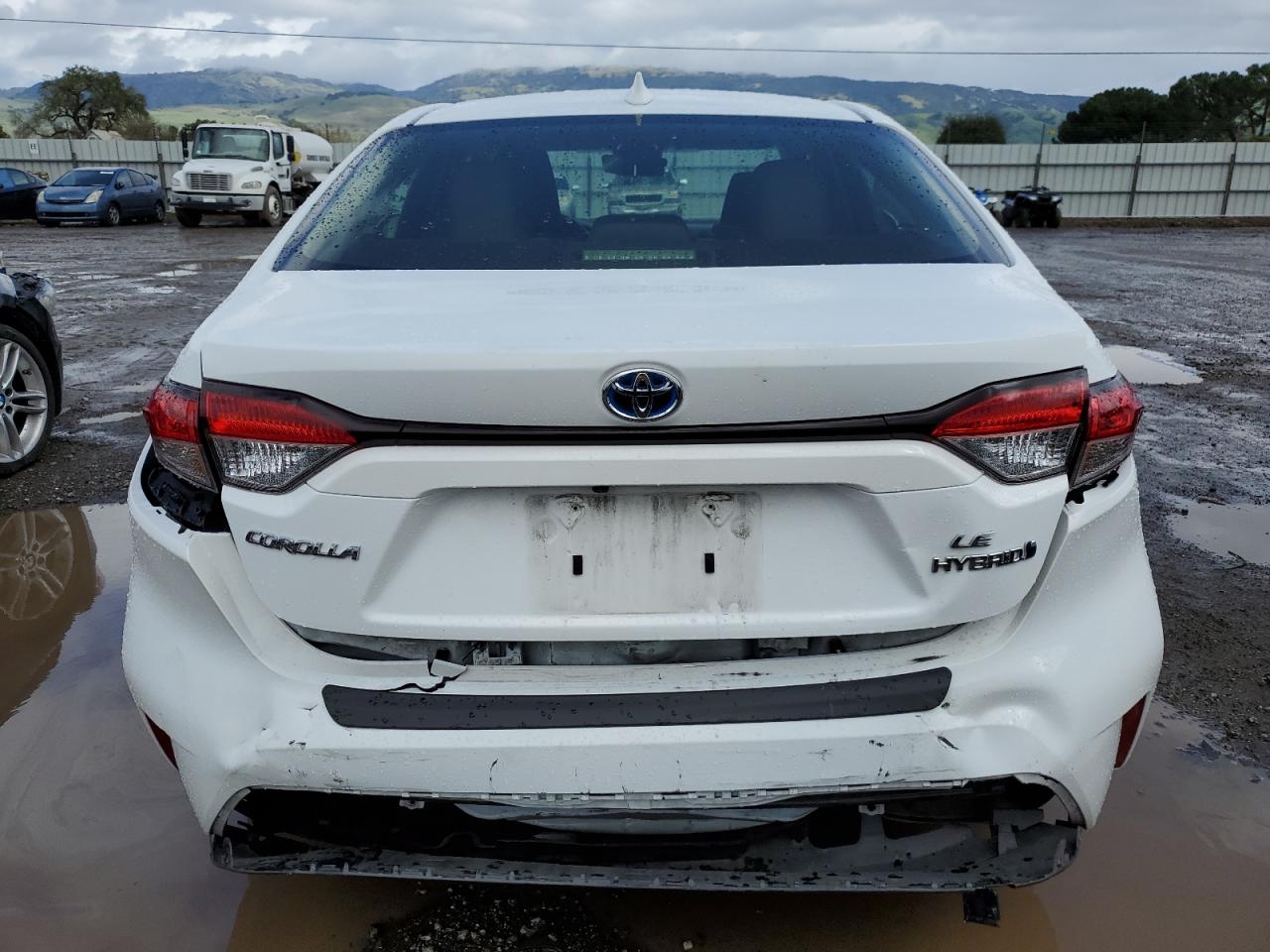 2024 Toyota Corolla VIN JTDBCMFEXR3045694 Copart auction photo, rear end damage thumbnail 6