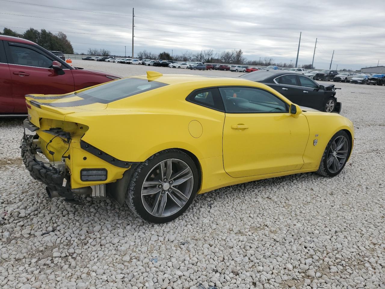 2017 Chevrolet Camaro VIN 1G1FB1RS4H0210183 Copart auction photo, rear end damage thumbnail 3