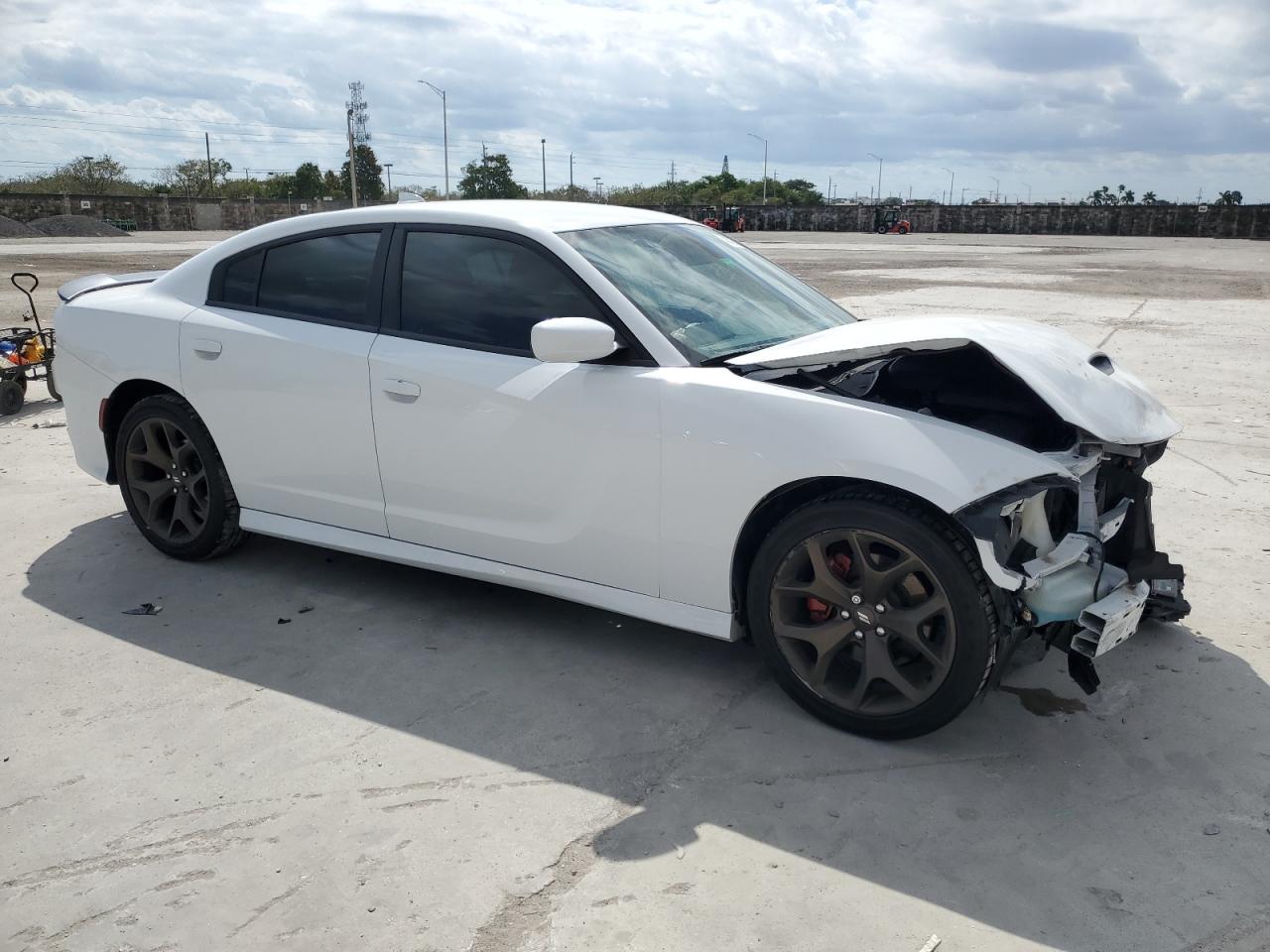 2019 Dodge Charger VIN 2C3CDXHG6KH726766 Copart auction photo, front end damage thumbnail 4