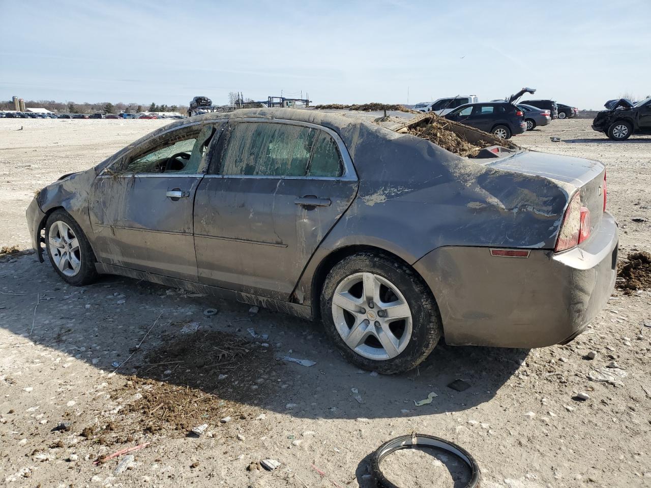 2011 Chevrolet Malibu VIN 1G1ZB5E11BF315429 Copart auction photo, rollover damage thumbnail 2