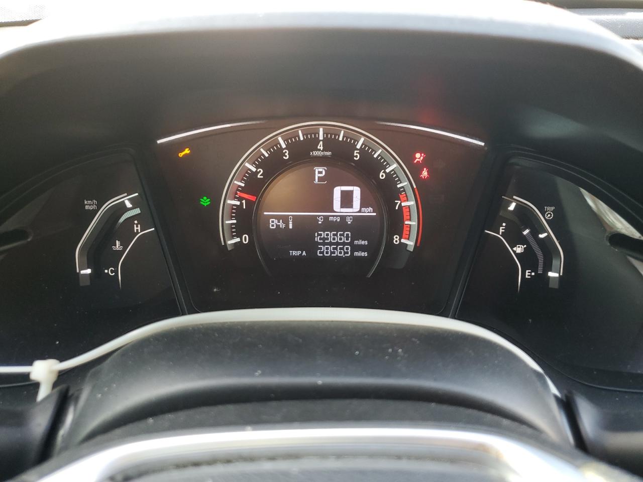 2016 Honda Civic VIN 19XFC2F52GE010319 Copart auction photo, front end damage thumbnail 9