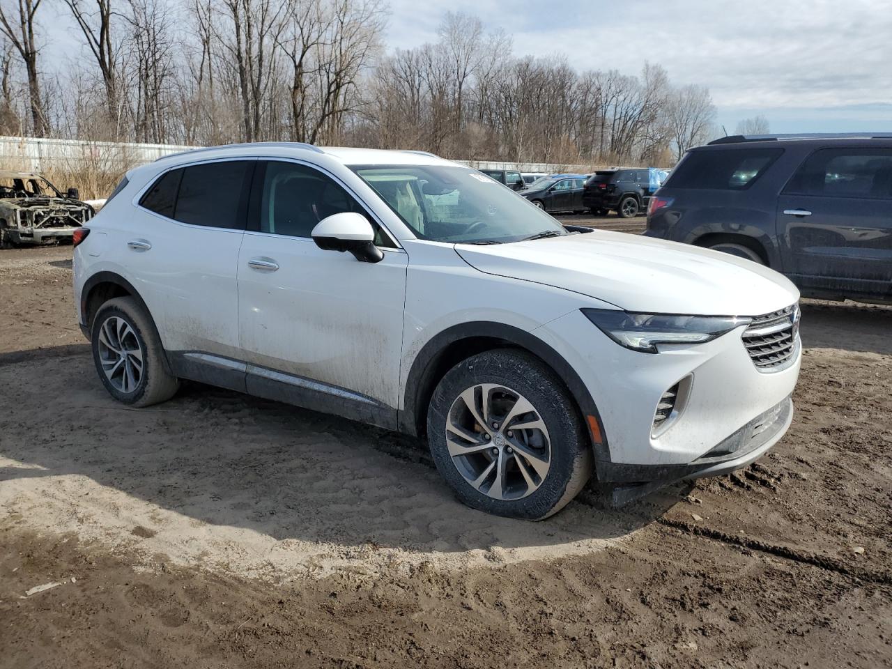 2022 Buick Envision VIN LRBFZNR47ND027892 Copart auction photo, side / minor dent/scratches damage thumbnail 4