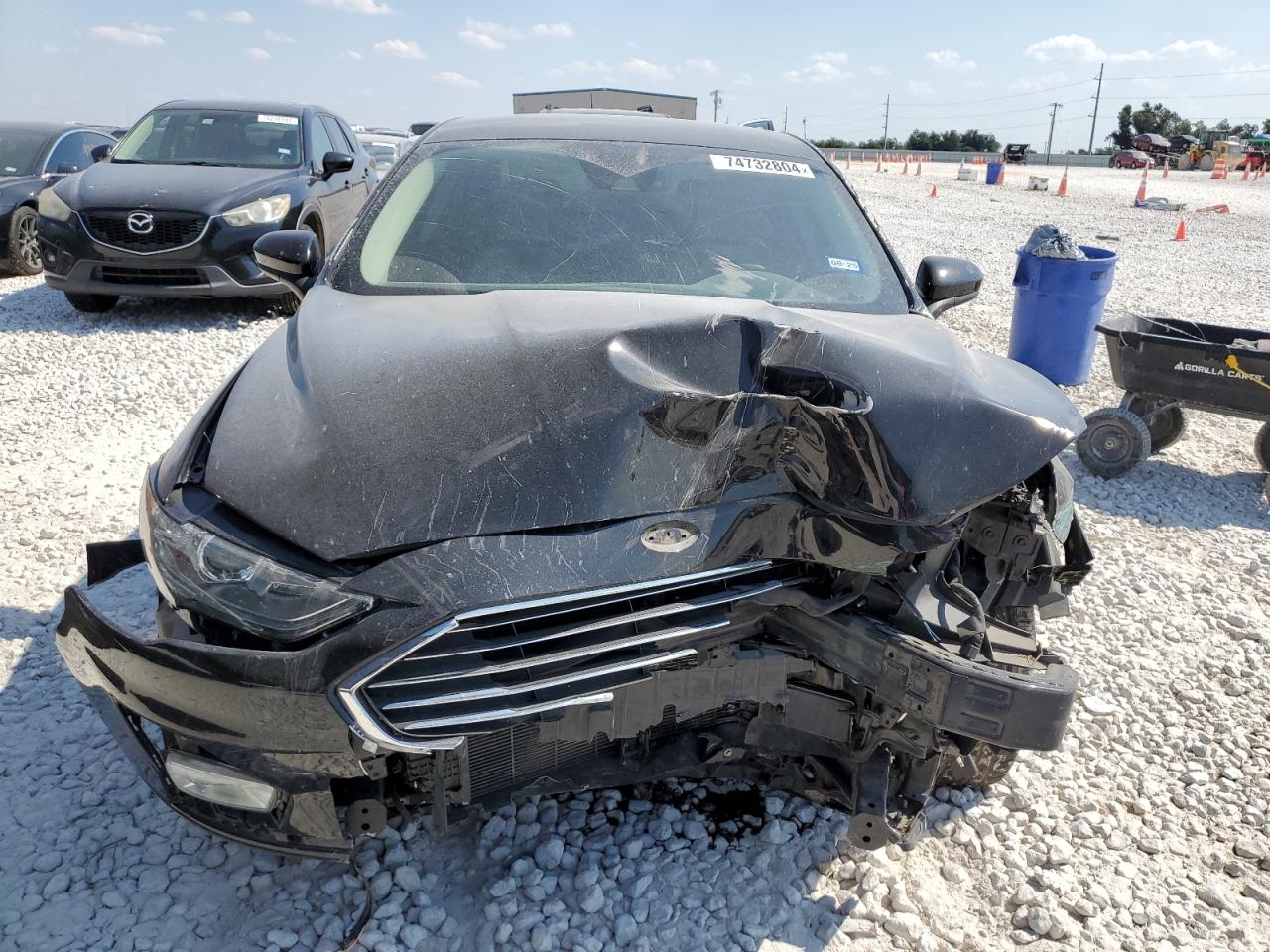 2020 Ford Fusion VIN 3FA6P0HD6LR147852 Copart auction photo, front end damage thumbnail 5