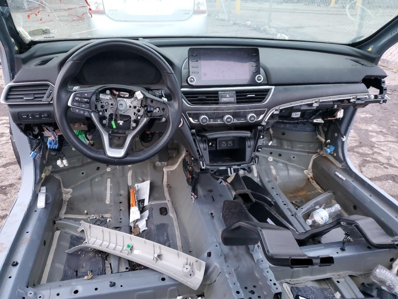 2022 Honda Accord VIN 1HGCV2F95NA800120 Copart auction photo, stripped damage thumbnail 8