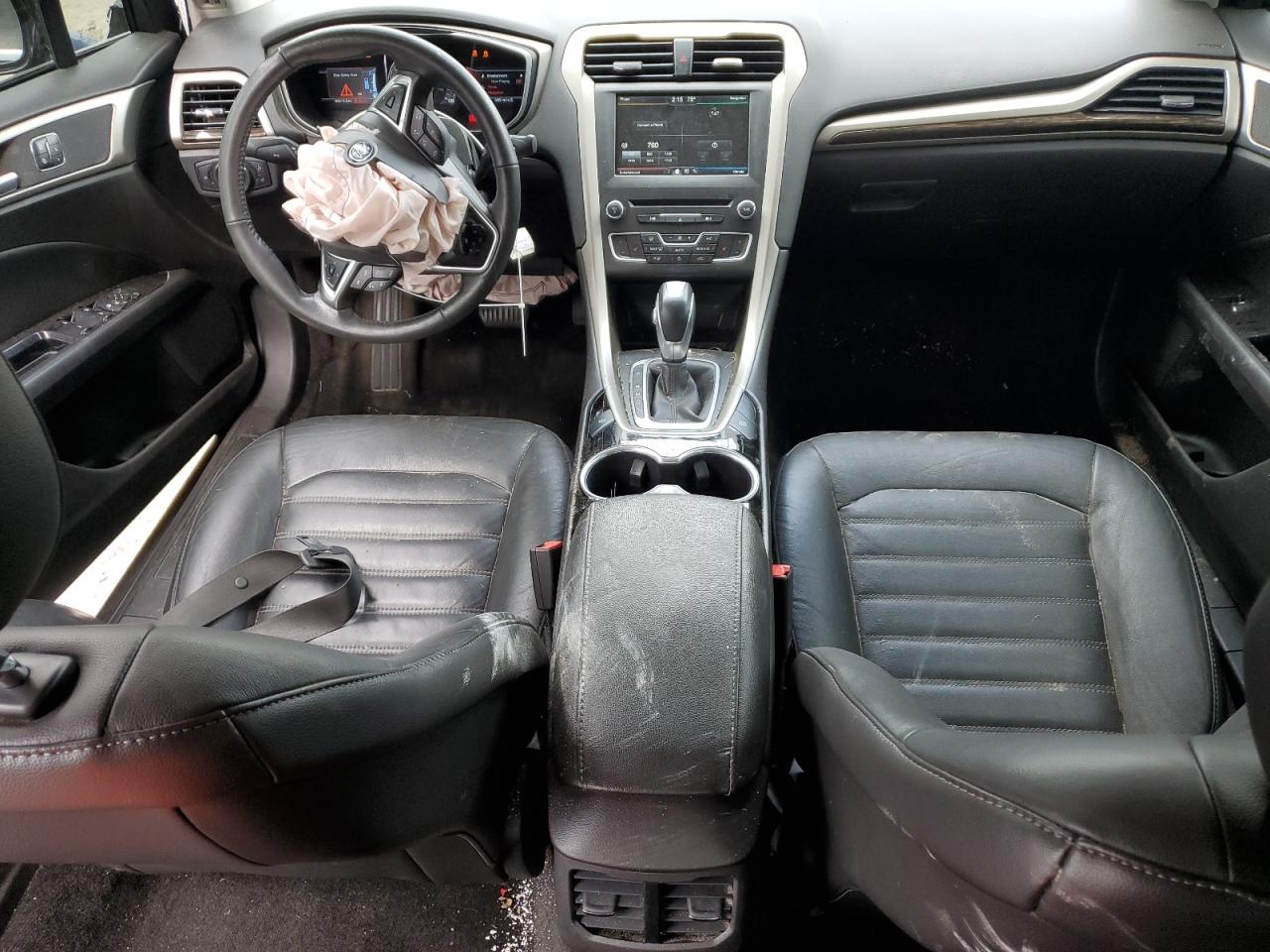 2016 Ford Fusion VIN 3FA6P0LU8GR403941 Copart auction photo, front end / side damage thumbnail 8