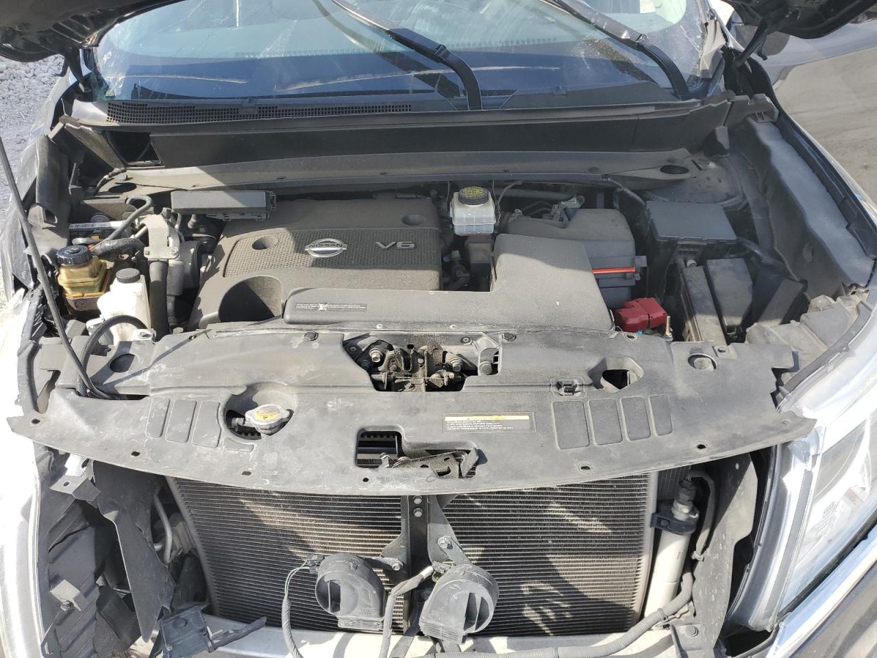 2016 Nissan Pathfinder VIN 5N1AR2MM5GC638557 Copart auction photo, front end / rear end damage thumbnail 12