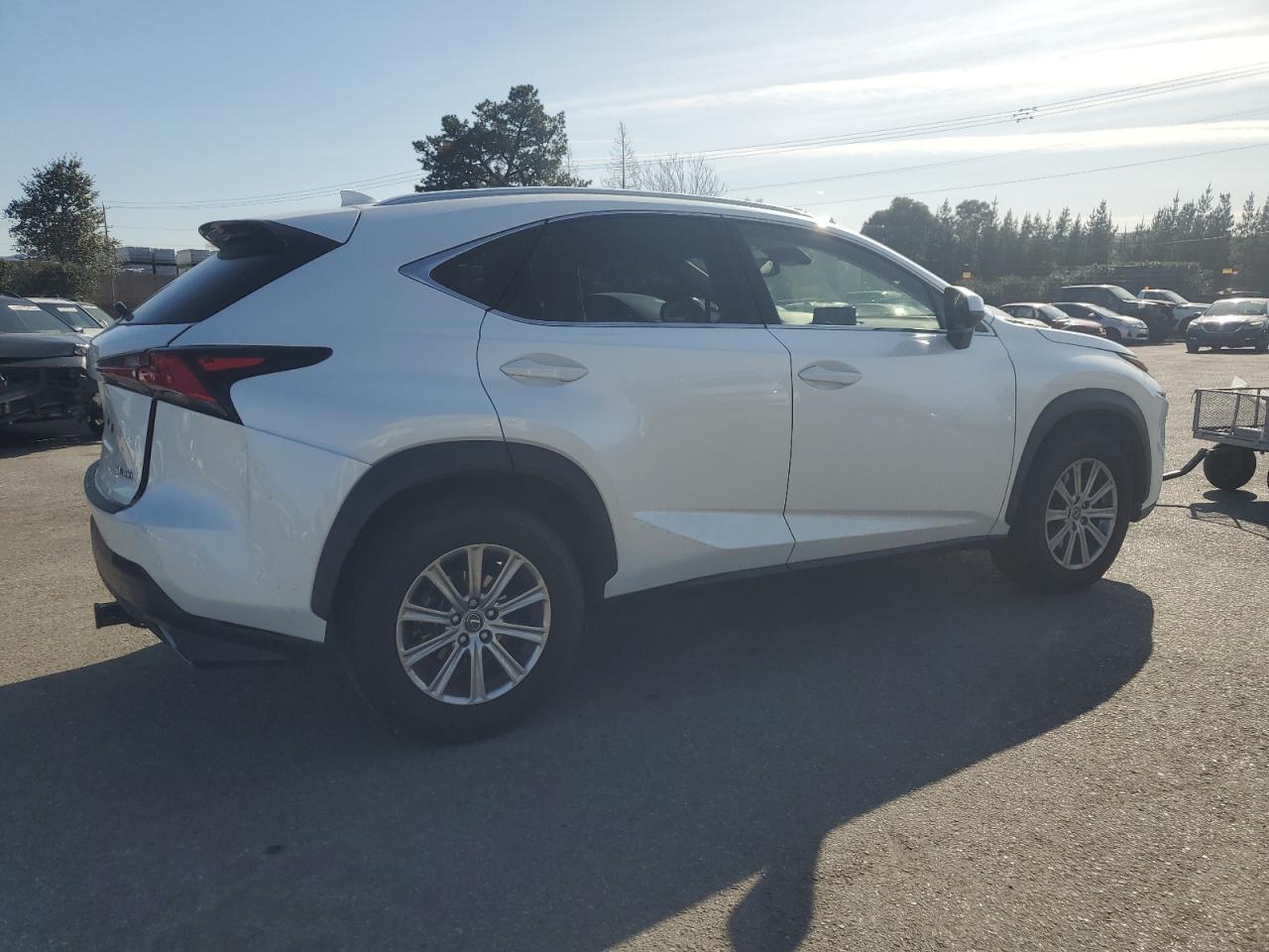 2018 Lexus NX VIN JTJYARBZ4J2096704 Copart auction photo, front end damage thumbnail 3