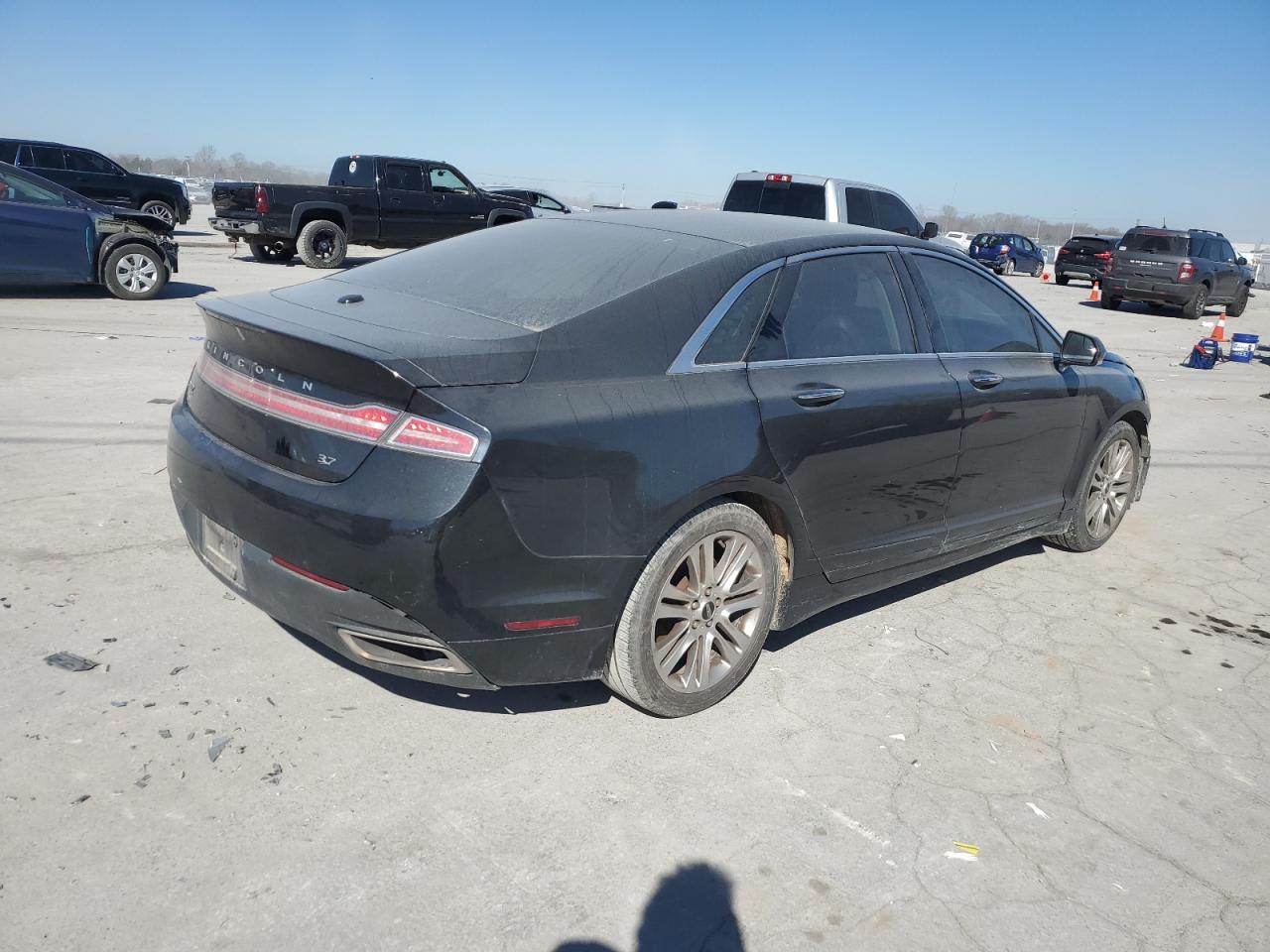 2014 Lincoln MKZ VIN 3LN6L2GK0ER802765 Copart auction photo, front end damage thumbnail 3