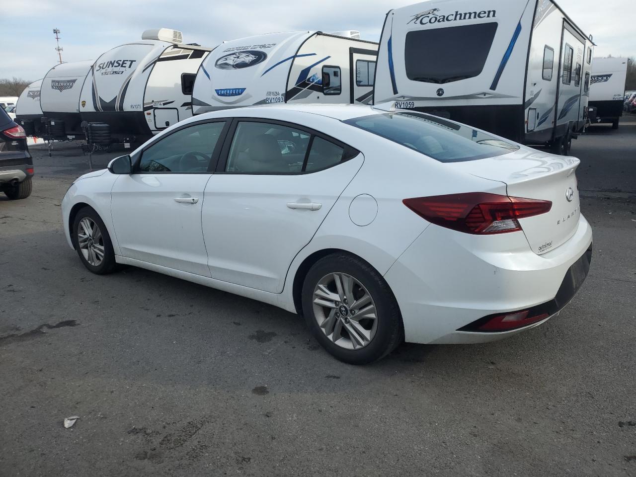 2019 Hyundai Elantra VIN 5NPD84LF3KH401226 Copart auction photo, side damage thumbnail 2