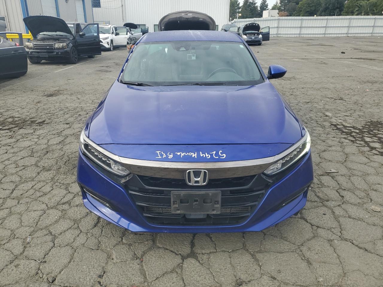 2018 Honda Accord VIN 1HGCV1F32JA258488 Copart auction photo, side damage thumbnail 5