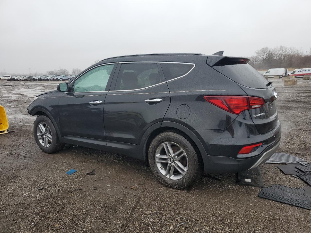 2017 Hyundai Santa Fe VIN 5NMZUDLB6HH030938 Copart auction photo, front end damage thumbnail 2