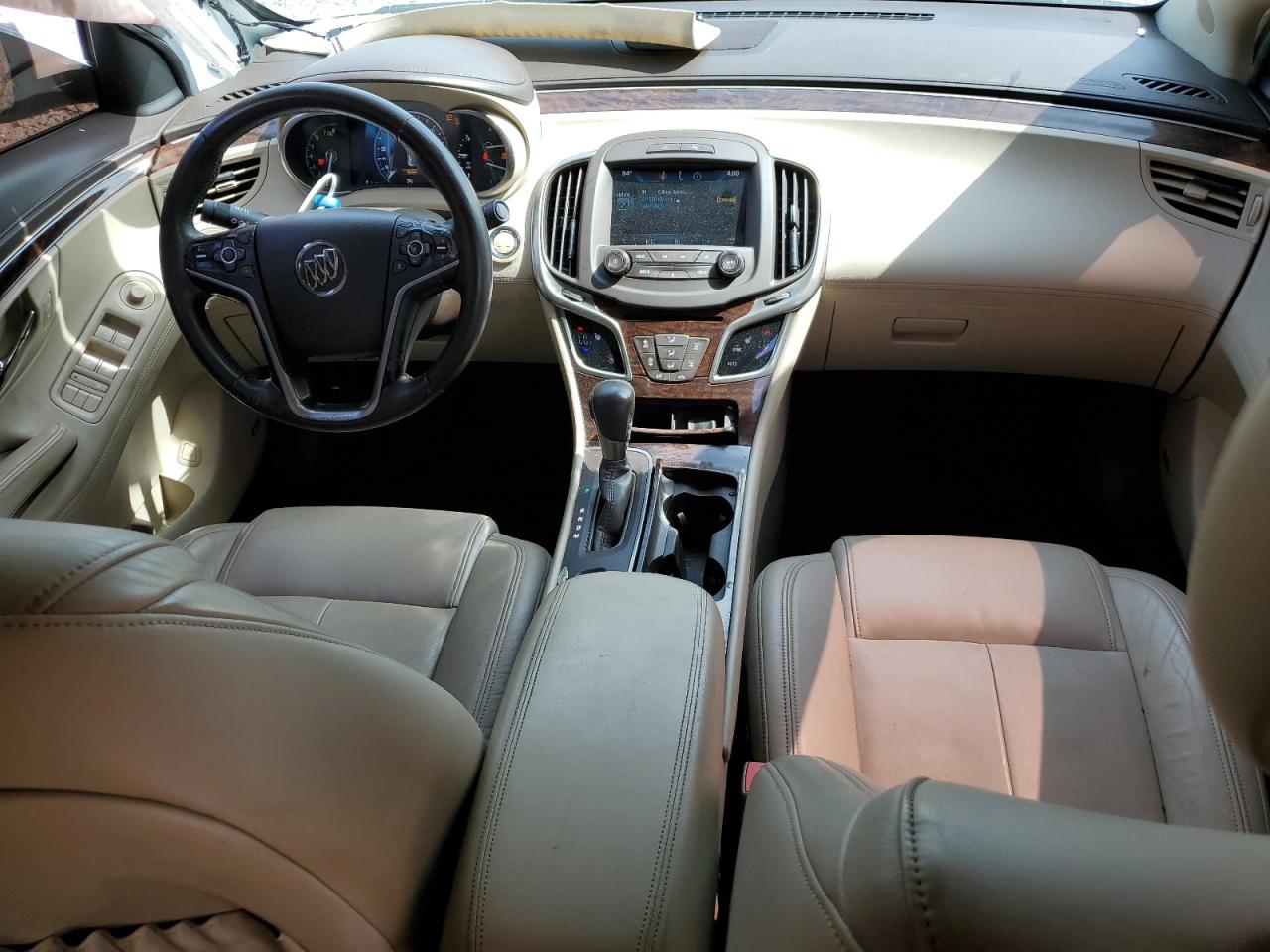 2014 Buick LaCrosse VIN 1G4GB5G30EF196396 Copart auction photo, rear end / side damage thumbnail 8