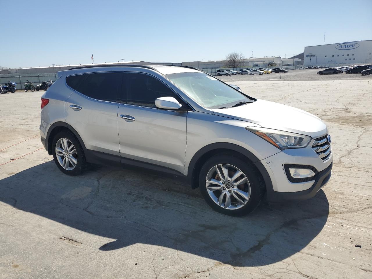 2013 Hyundai Santa Fe VIN 5XYZUDLA0DG104219 Copart auction photo, mechanical / front end damage thumbnail 4
