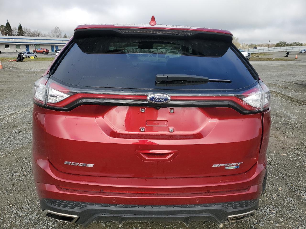 2017 Ford Edge VIN 2FMPK4AP2HBC16577 Copart auction photo, undercarriage / rear end damage thumbnail 6