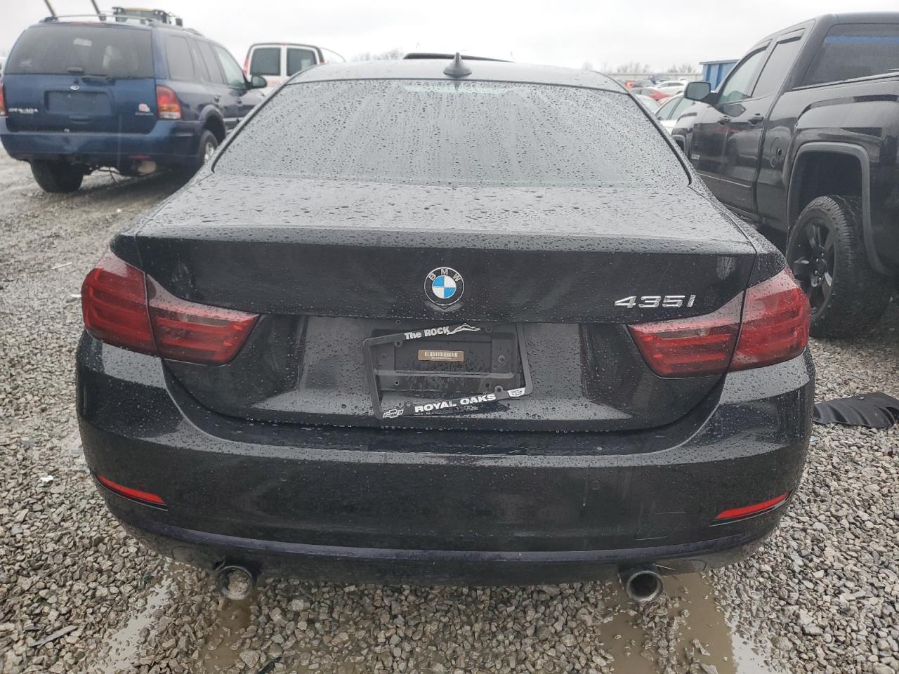2016 BMW 4er VIN WBA3R1C52GK529414 Copart auction photo, front end damage thumbnail 6
