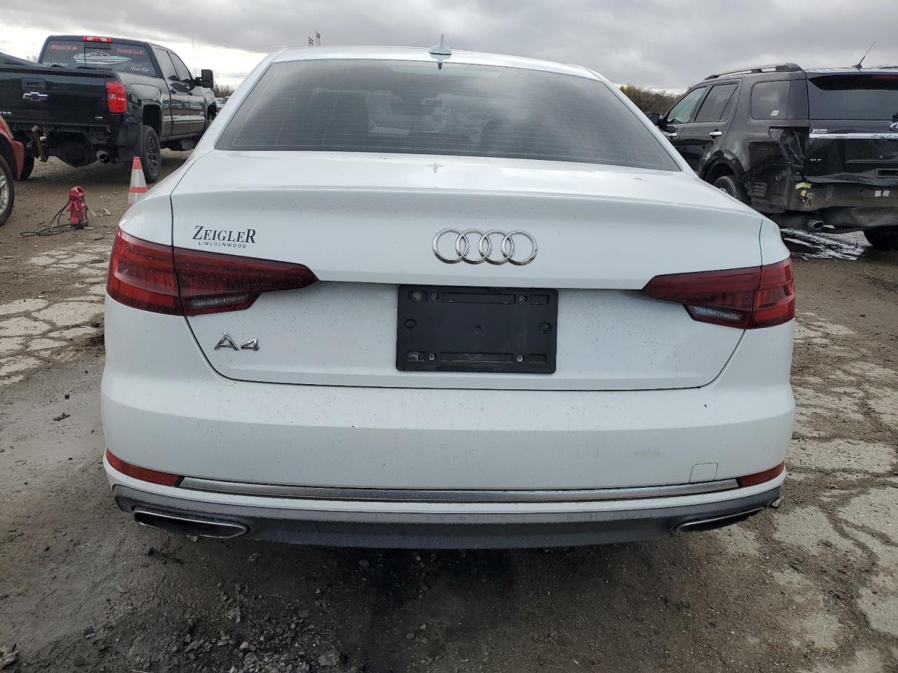 2019 Audi A4 VIN WAUGMAF48KA010112 Copart auction photo, front end damage thumbnail 6