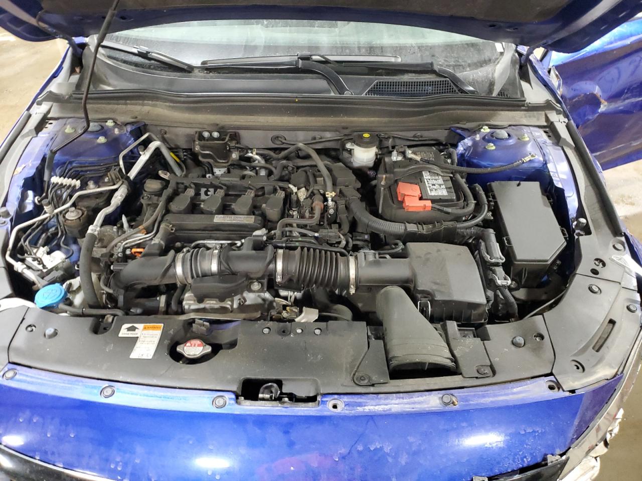 2020 Honda Accord VIN 1HGCV1F38LA158088 Copart auction photo, front end / side damage thumbnail 11