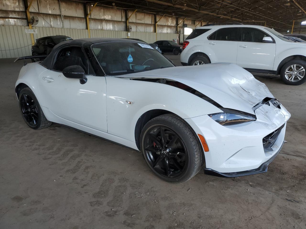 2016 Mazda MX-5 VIN JM1NDAC70G0104815 Copart auction photo, front end damage thumbnail 4