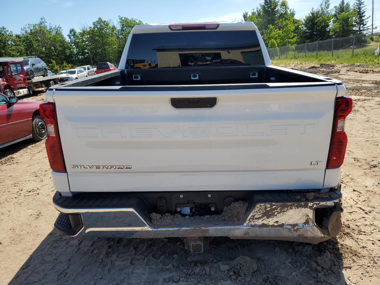 2021 Chevrolet Silverado VIN 1GCPYJEK0MZ359793 Copart auction photo, undercarriage / rear end damage thumbnail 6
